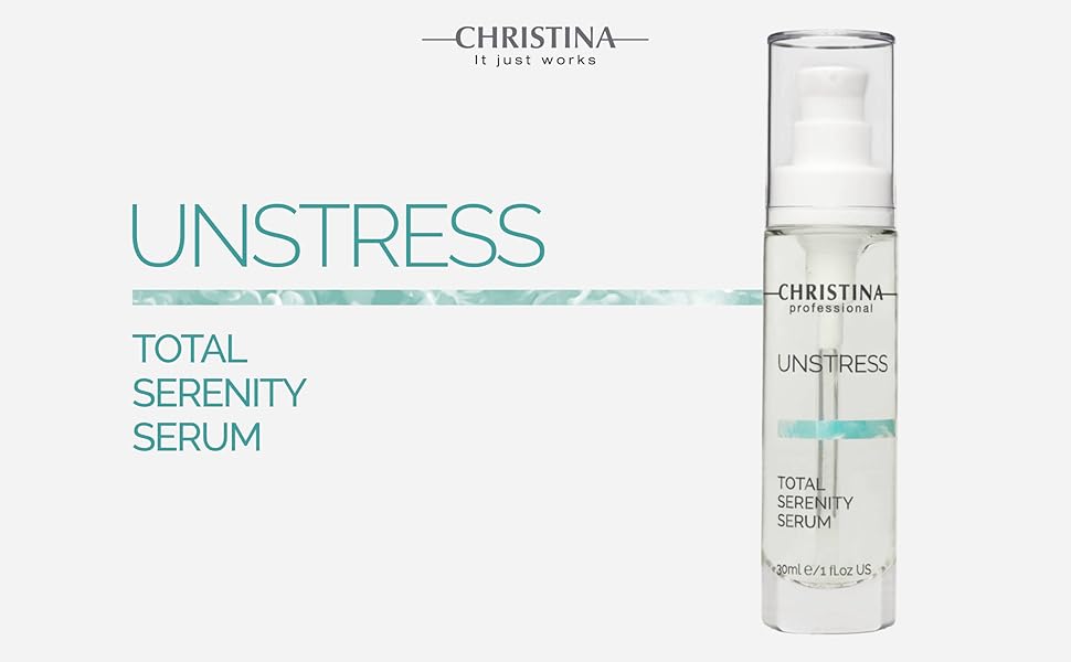Serum Christina Unstress Total Serenity Serum Phục Hồi, Căng Bóng Da 50ml