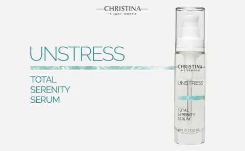 Serum Christina Unstress Total Serenity Serum Phục Hồi, Căng Bóng Da 50ml
