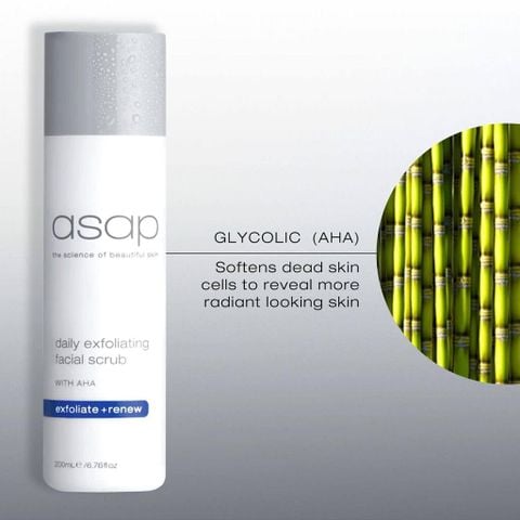 Asap Daily Exfoliating Facial Scrub – Tẩy Tế Bào Chết Hàng Ngày 200ml