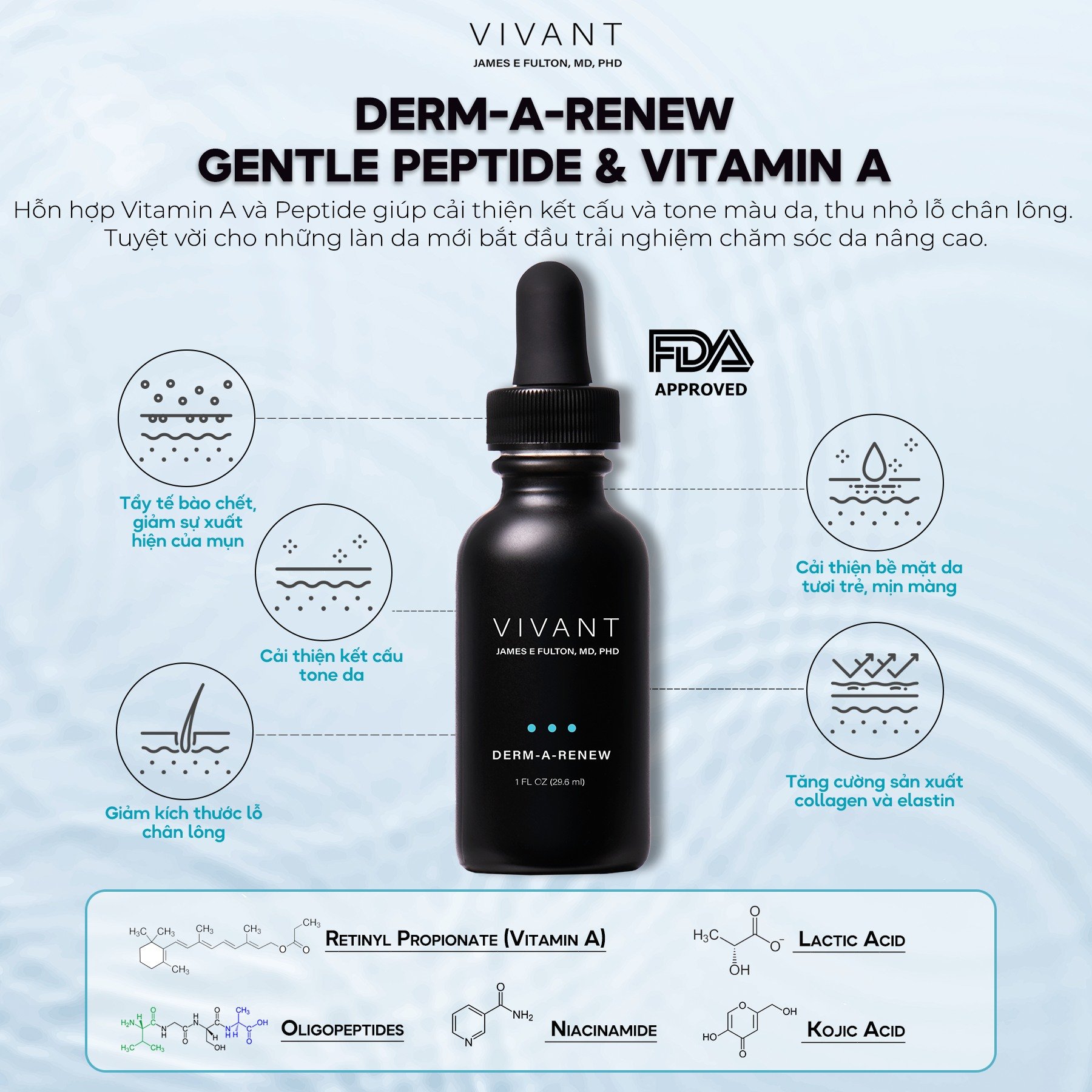 Vivant Derm-A-Nenew - Serum chống lão hoá