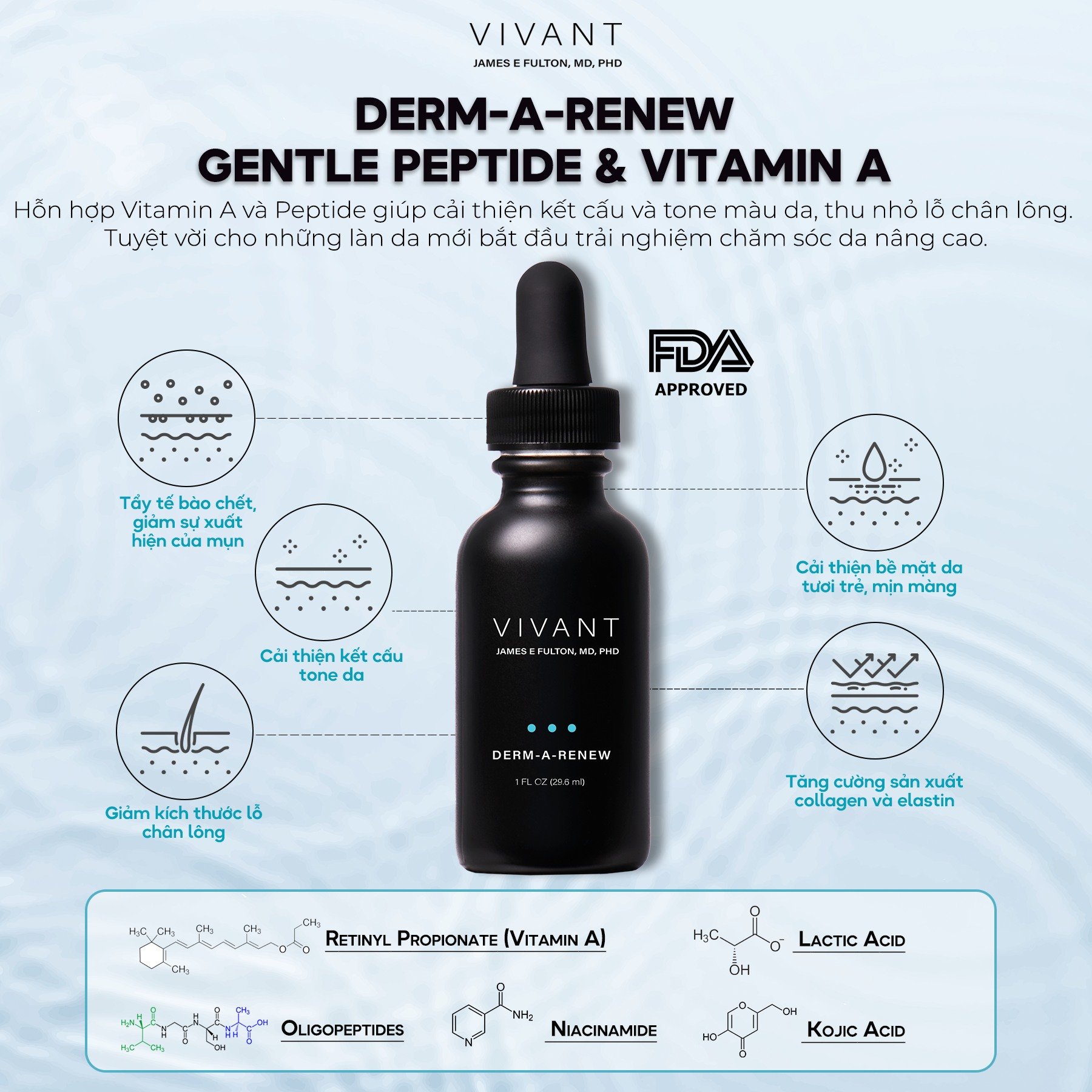 Vivant Derm -A-Nenew - Serum chống lão hoá