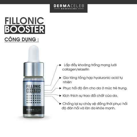 Dermaceleb Fillonic Booster 10ml - Tinh Chất HA Cô Đặc Cấp Nước