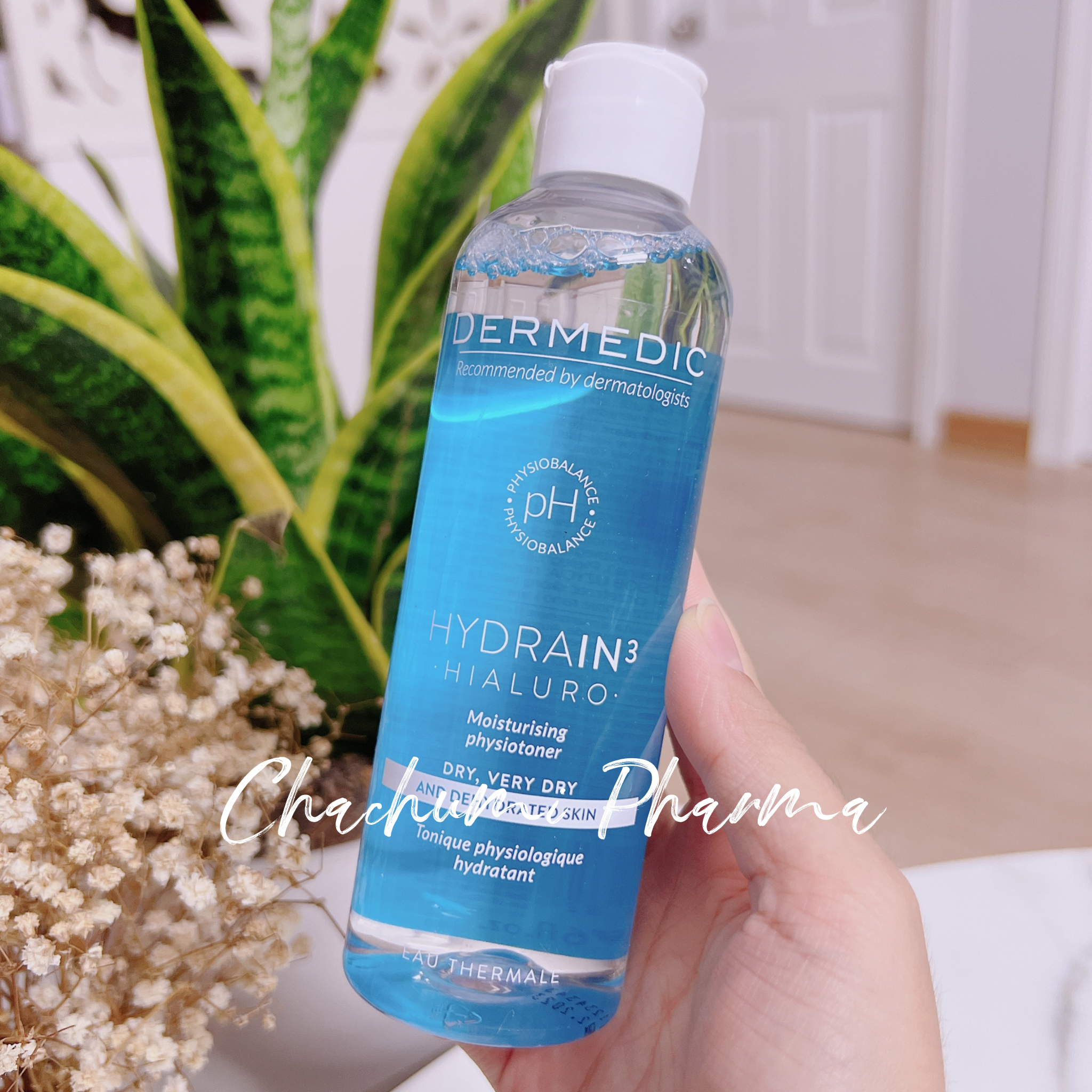 Dermedic HYDRAIN3 Hialuro Moisturising Physio Toner - Toner cấp ẩm làm dịu da