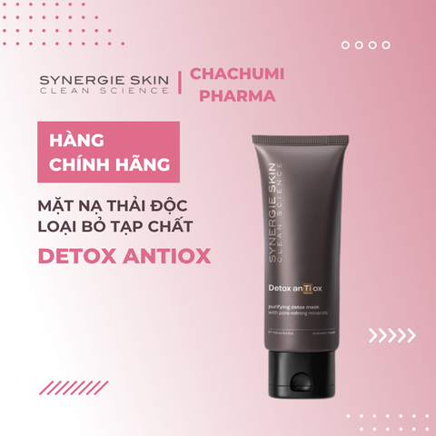 Synergie Skin Detox anTiox – Mặt nạ đất sét giải độc & kiềm dầu cho da mụn 100ml