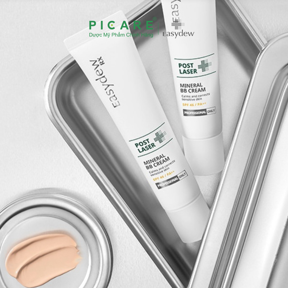 Easydew Rx Post Laser Mineral BB Cream SPF46 40ml - Kem Chống Nắng Trang Điểm Phục Hồi Da Sau Tổn Thương