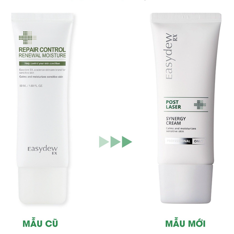 Easydew Rx Post Laser Synergy Cream 50ml - Kem Dưỡng Phục Hồi, Tái Tạo Da Sau Tổn Thương