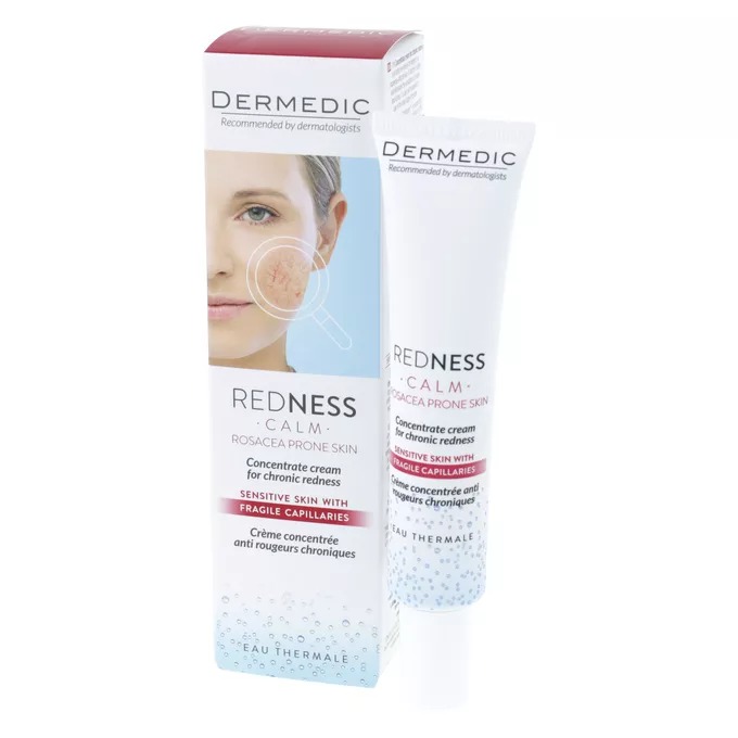 Dermedic REDNESS Rosacea Prone Skin Anti-Ageing Night Cream - Kem dưỡng da nhạy cảm mẫn đỏ chống lão hóa 40ml
