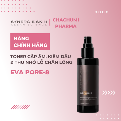 Synergie Skin EvaPore-8 Toner kiềm dầu, se khít lỗ chân lông 50ml