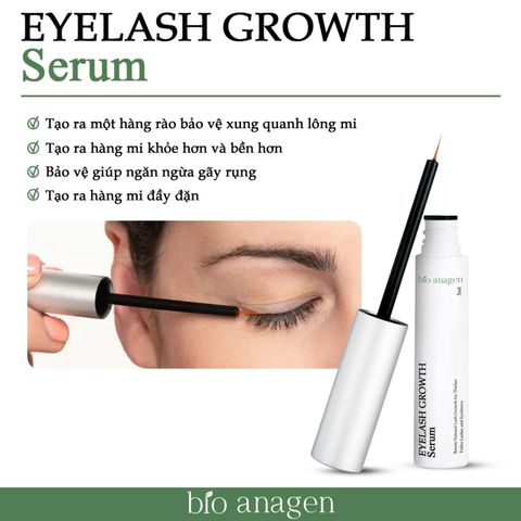 EyeLash Growth Serum - Tinh Chất Dưỡng Mi, Làm Dày, Dài Mi, Ngăn Ngừa Gãy Rụng 5ml