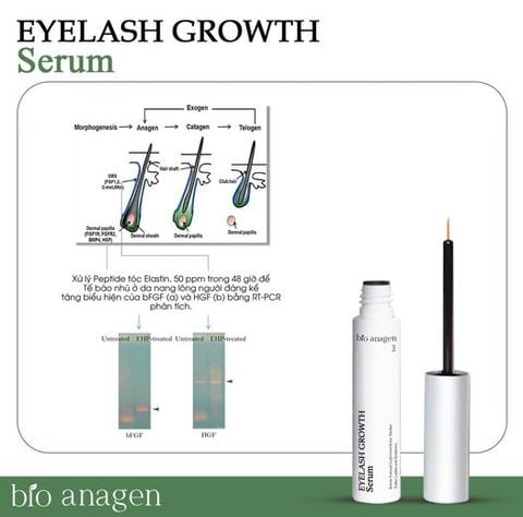 EyeLash Growth Serum - Tinh Chất Dưỡng Mi, Làm Dày, Dài Mi, Ngăn Ngừa Gãy Rụng 5ml