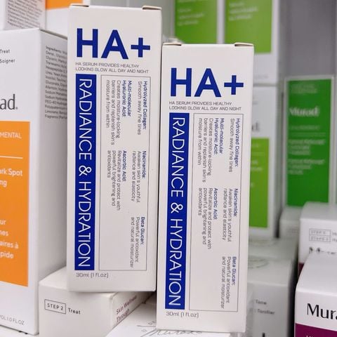Tinh Chất HA+ Radiance & Hydration Collagen Thuỷ Phân, HA Đa Phân Tử Cấp Nước Sâu, Căng Bóng, Trẻ Hoá Da 30ml