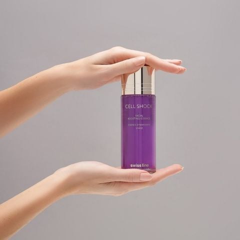 Swissline Cell Shock Facial Boosting Essence - Nước vỗ tinh chất thần kỳ, thải độc & tái tạo tế bào da