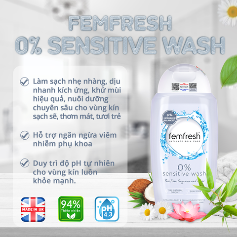 Femfresh Wash - Bộ dung dịch vệ sinh phụ nữ