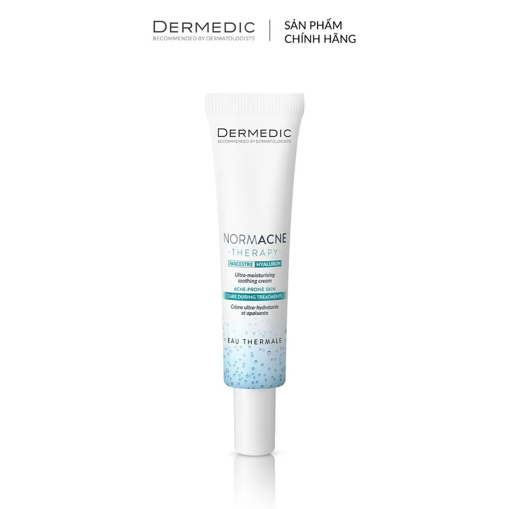 Dermedic Normacne Ultra Moisturising Soothing Cream - Kem Dưỡng Cấp Ẩm Điều Trị Mụn 40ml