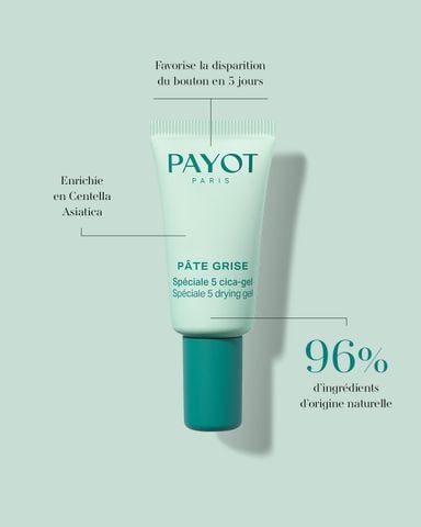 Gel chấm mụn PAYOT Pâte Grise Spécial 5 Drying Gel gom cồi ngừa thâm sẹo 15ml