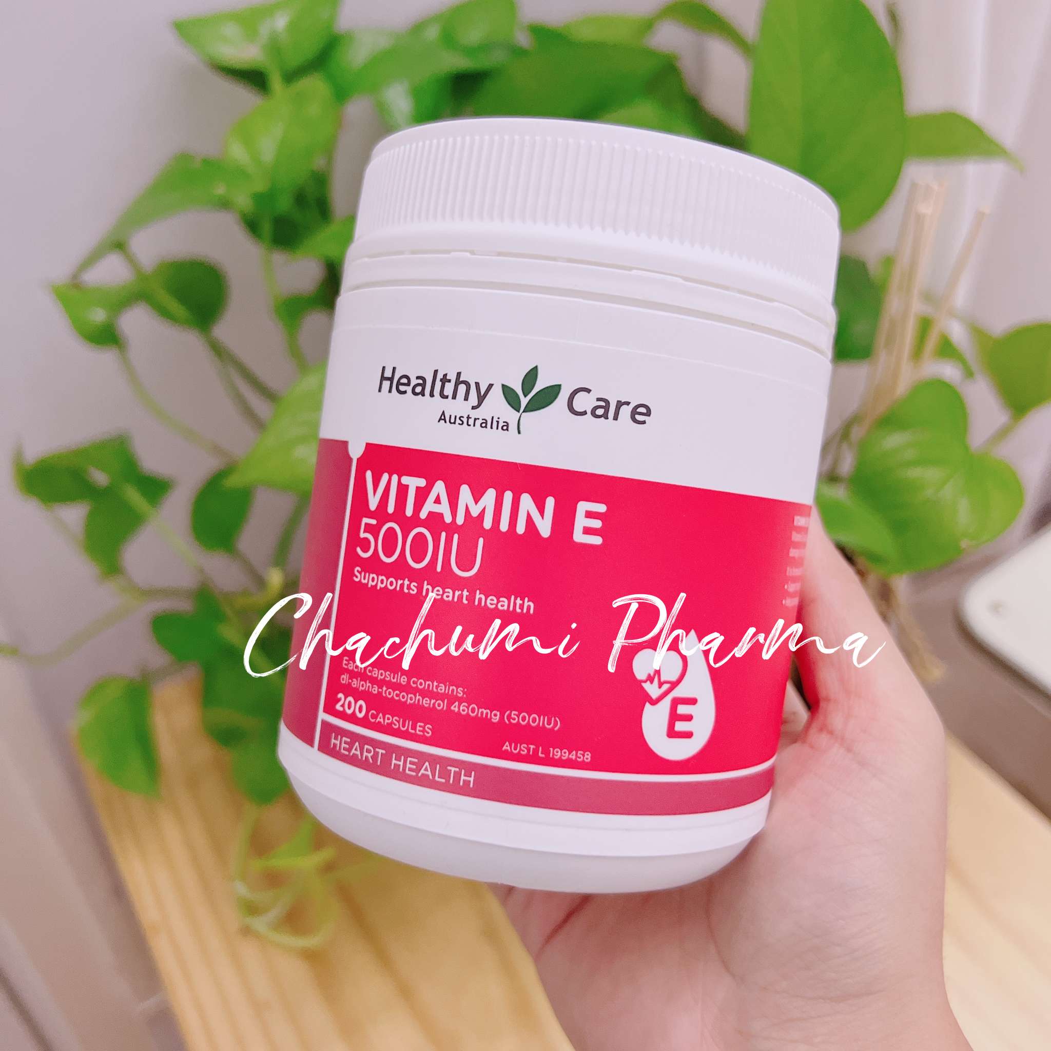 Vitamin E Healthy Care 500IU - Viên uống bổ sung của Úc 200 viên