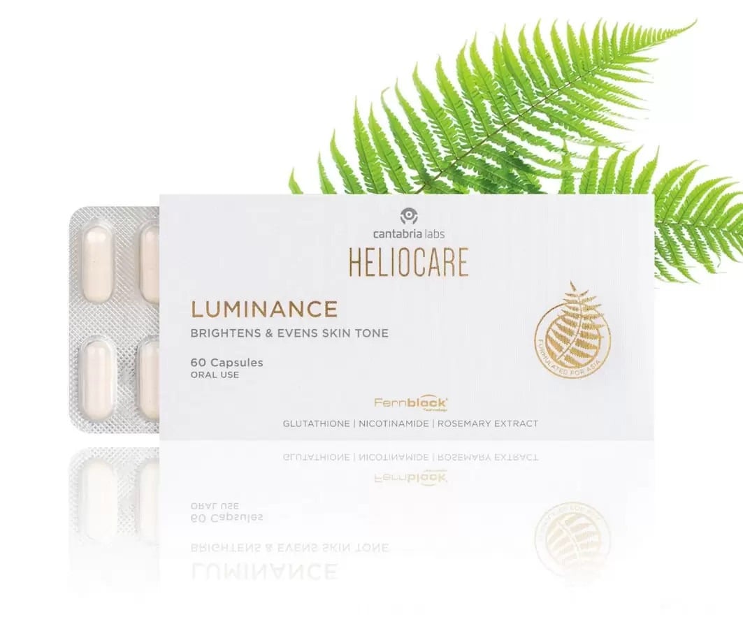 Viên Uống Sáng Da, Hỗ Trợ Mờ Nám, Giảm sắc Tố Heliocare Luminance Brightening & Even Skin Tone 60 Viên