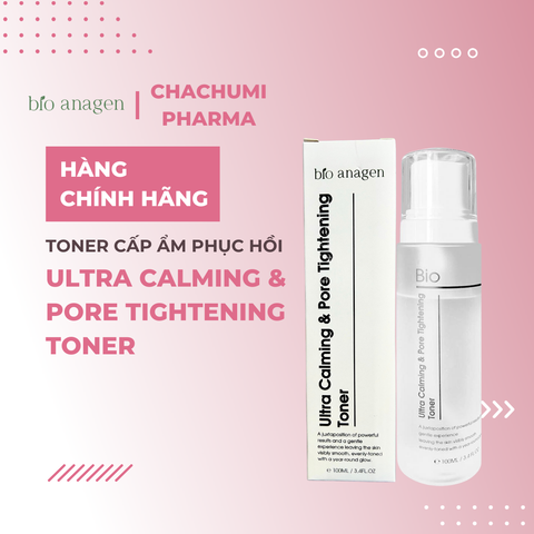 BIO Ultra Calming & Pore Tightening - Toner cấp ẩm phục hồi 100ml