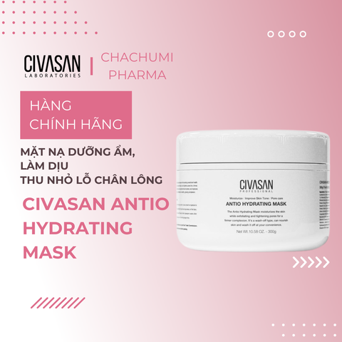 Civasan Antio Hydrating Mask - Mặt nạ dưỡng ẩm, làm dịu, thu nhỏ lỗ chân lông