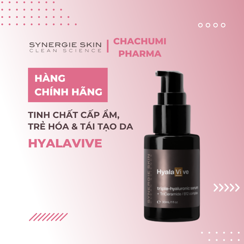 Synergie Skin Hyalavive – Serum cấp ẩm Tri-HA, Tri-Ceramide & B12