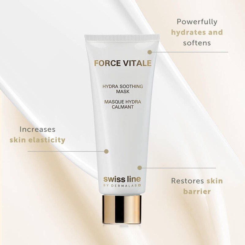 Swissline Force Vitale Hydra Soothing Mask - Mặt nạ tiếp nước khôi phục độ ẩm tế bào, hồi sinh làn da cấp tốc