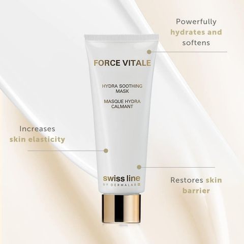 Swissline Force Vitale Hydra Soothing Mask - Mặt nạ tiếp nước khôi phục độ ẩm tế bào, hồi sinh làn da cấp tốc