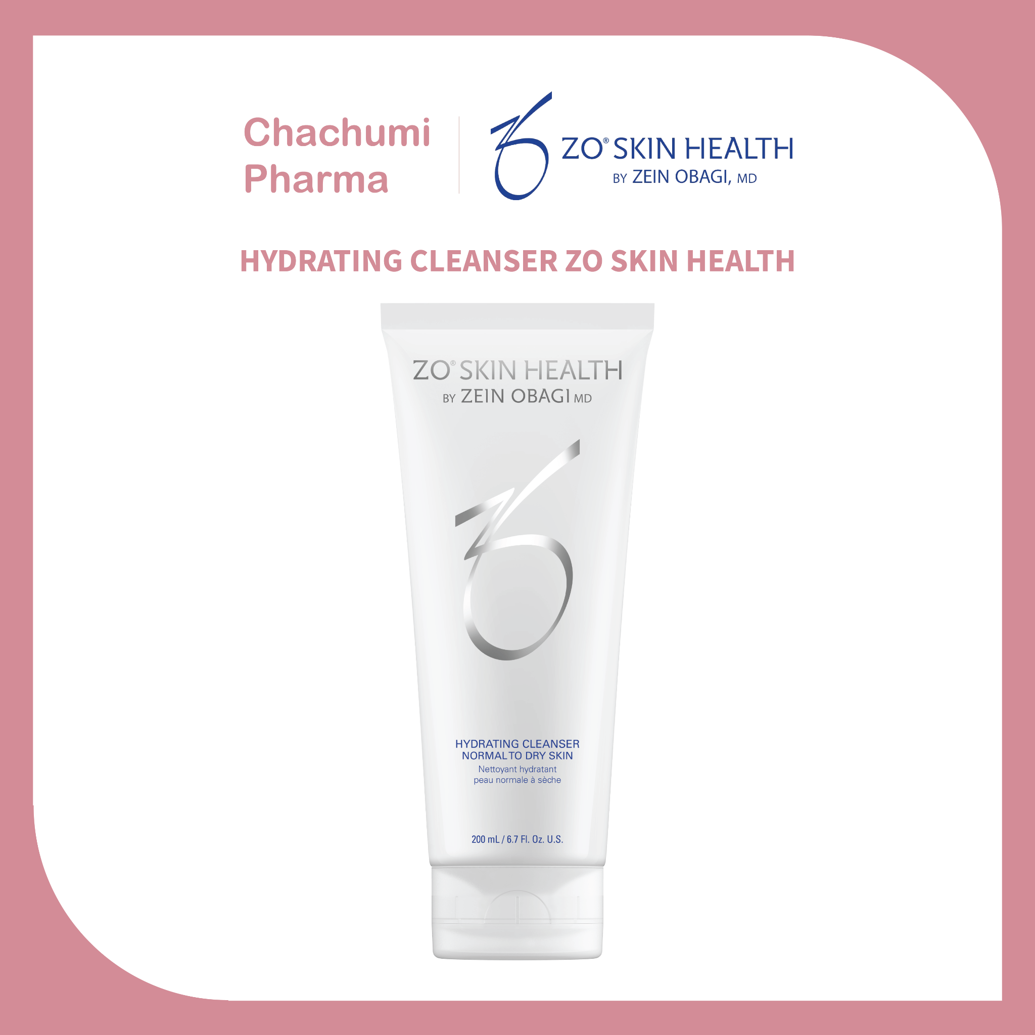 HYDRATING CLEANSER ZO SKIN HEALTH CHACHUMI PHARMA
