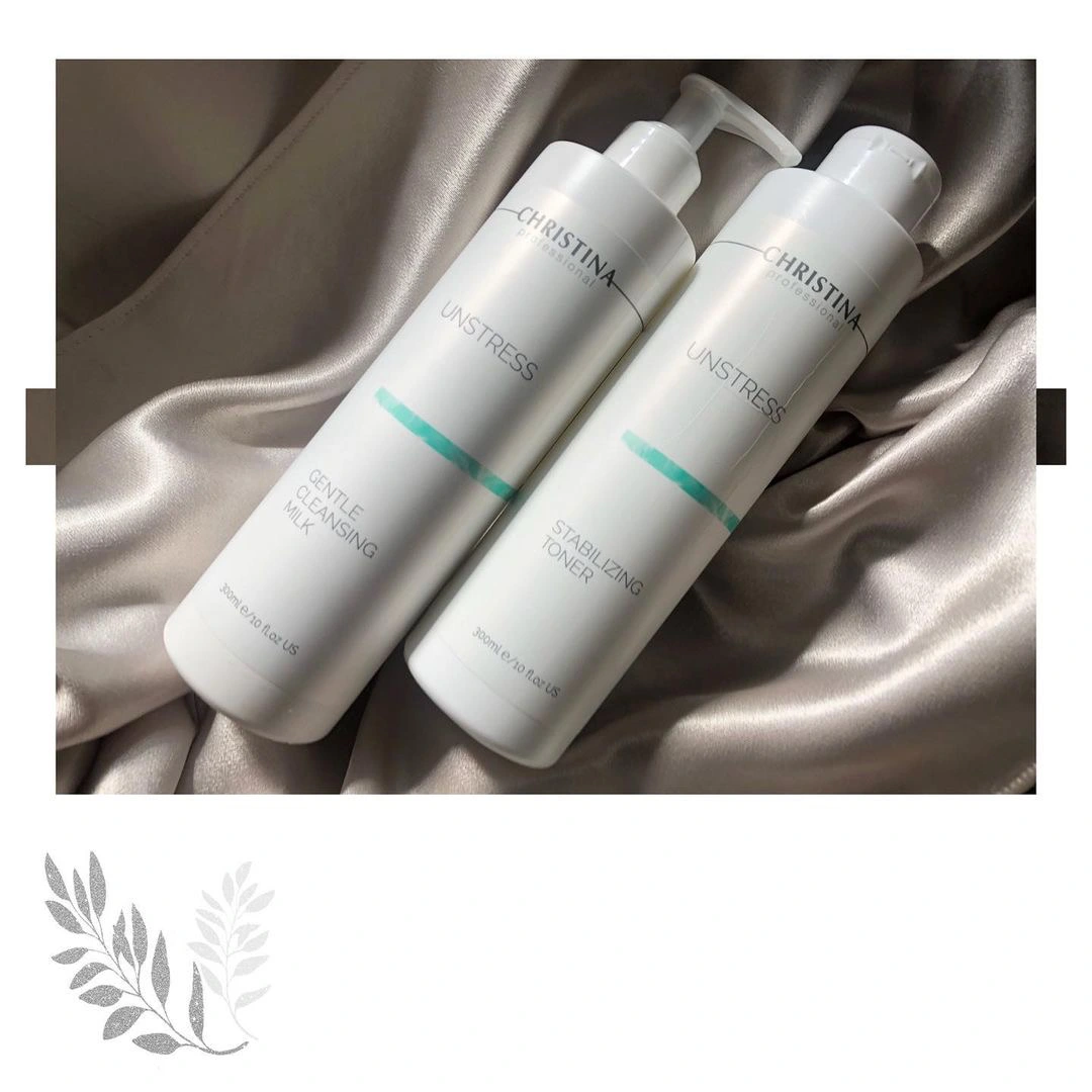 Toner Christina Unstress Stabilizing Toner 300ml Hỗ Trợ Tái Tạo, Cân Bằng Da 300ml