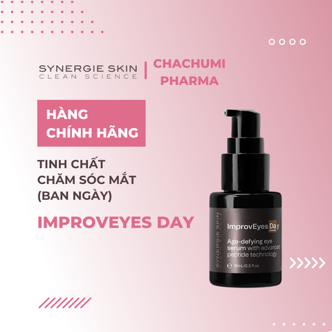 Synergie Skin ImprovEyes Day – Serum Dưỡng Mắt Ban Ngày Giảm Nhăn & Sáng Vùng Quầng Thâm 15ml
