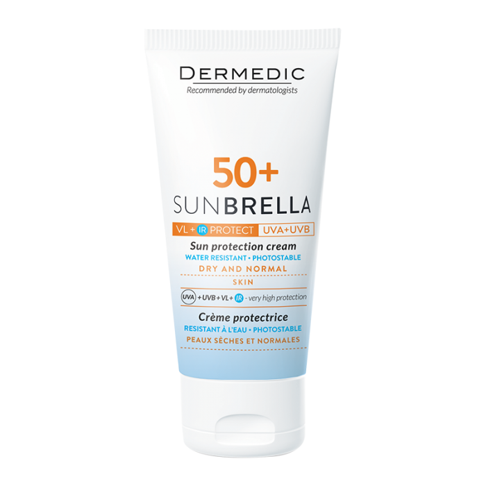 Dermedic SUNBRELLA Sun Protection Cream Dry and Normal Skin SPF 50+ - Kem Chống Nắng Cho Da Thường Đến Khô 50ml