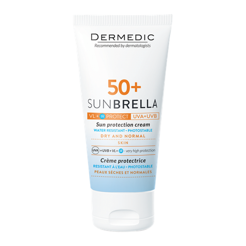 Dermedic SUNBRELLA Sun Protection Cream Dry and Normal Skin SPF 50+ - Kem Chống Nắng Cho Da Thường Đến Khô 50ml