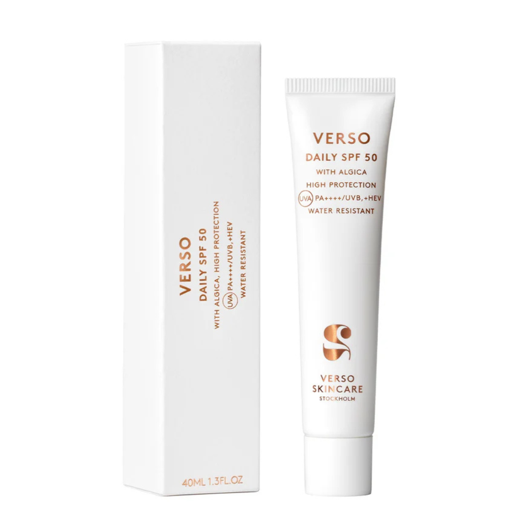 Verso Daily SPF 50 – Kem Chống Nắng Dưỡng Da SPF 50, Phổ Rộng, Không Gây Bí Cho Mọi Loại Da 40ml