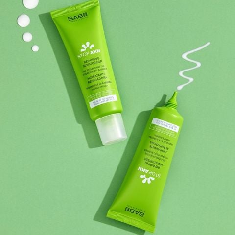 Kem Dưỡng BABE Stop AKN Mattifying & Repairing Moisturiser Cho Da Dầu Mụn 50ml