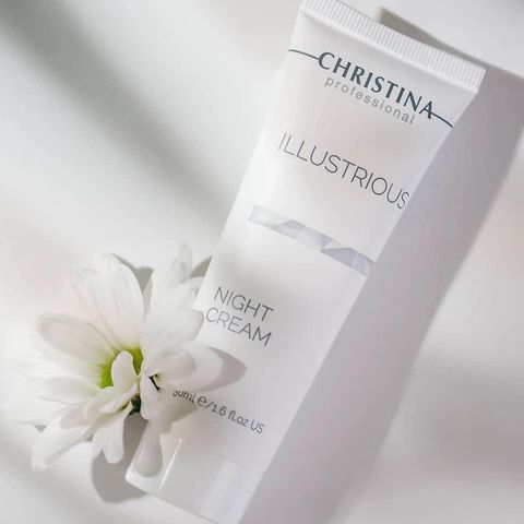 Kem dưỡng đêm Christina Illustrious Night Cream trẻ hoá, trắng sáng, mờ thâm nám 50ml