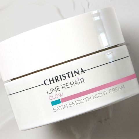 Christina Line Repair Satin Smooth Night Cream - Kem Dưỡng Dưỡng Căng Bóng, Tái Tạo Da Ban Đêm 50ml