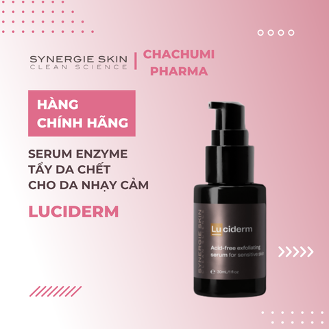 Synergie Skin Luciderm  Enzyme serum tẩy da chết dịu nhẹ 30ml