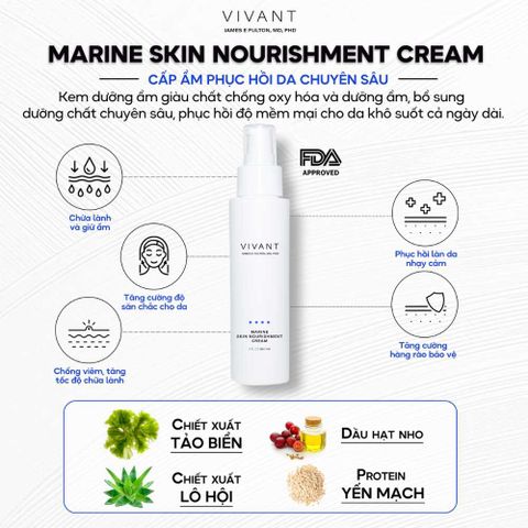Vivant Marine Skin Nourishment Cream - Kem dưỡng ẩm