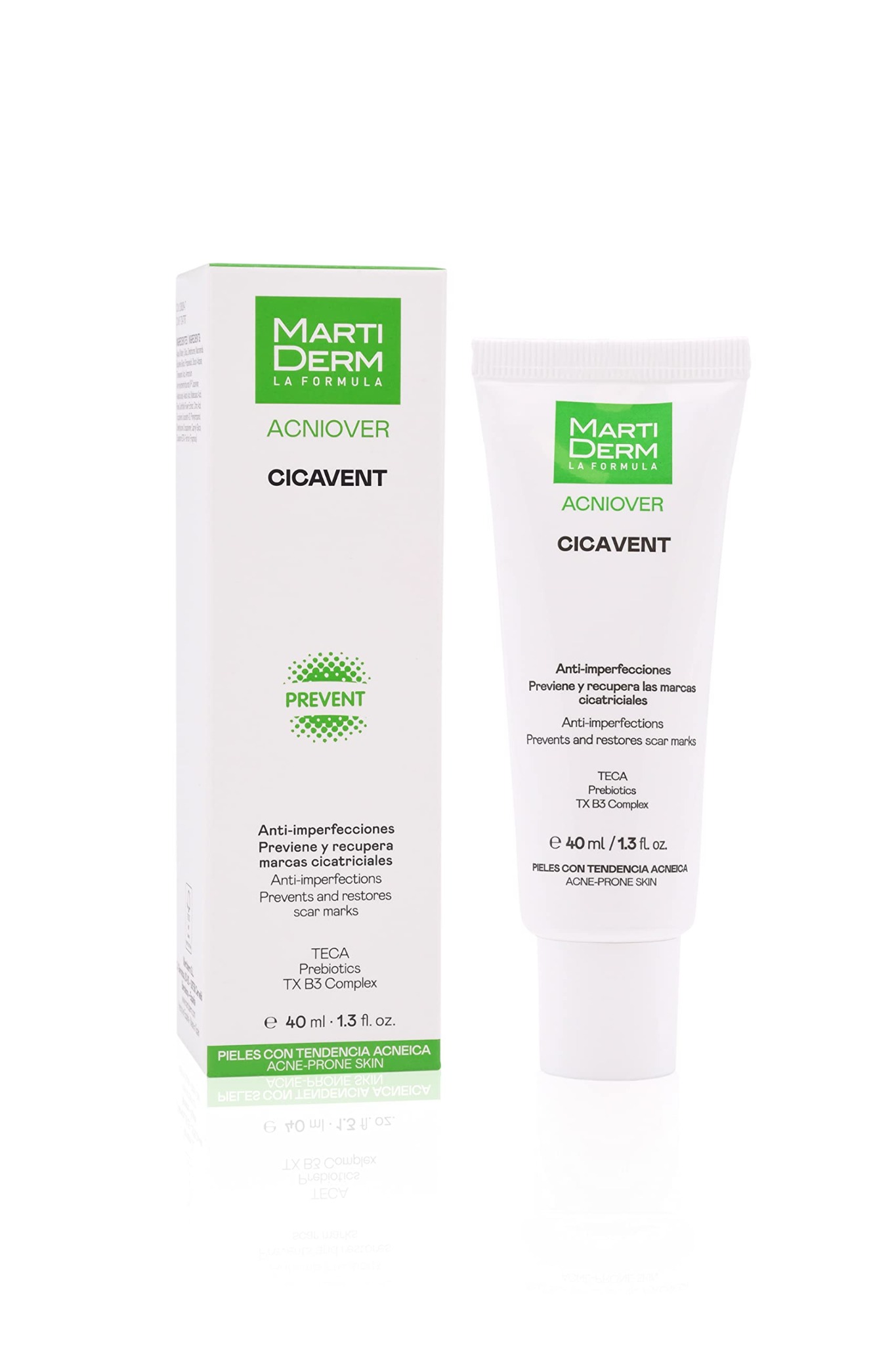 MartiDerm Acniover Cicavent 40ml - Kem dưỡng giảm mụn & thâm mụn