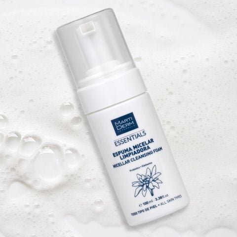 Martiderm Essentials Micellar Cleansing Foam - Sữa rửa mặt dạng bọt dịu nhẹ cho mọi loại da 100ml