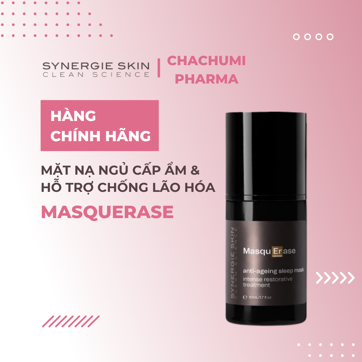 Synergie Skin MasquErase – Mặt nạ ngủ làm trắng & cấp ẩm, chống lão hóa 50ml