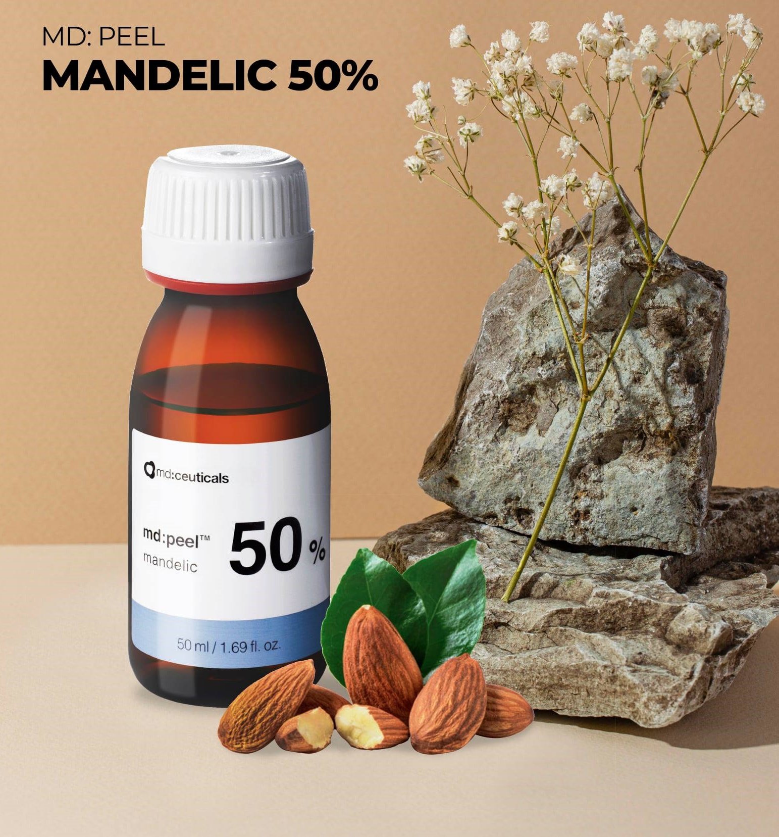 Md:ceuticals Md:peel mandelic 50% - Thay da sinh học xóa nám, sáng da