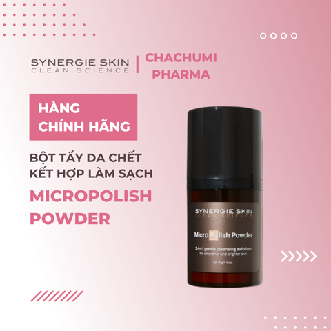 Synergie Skin MicroPolish Powder Bột rửa mặt kiêm tẩy tế bào chết 2in1 40g