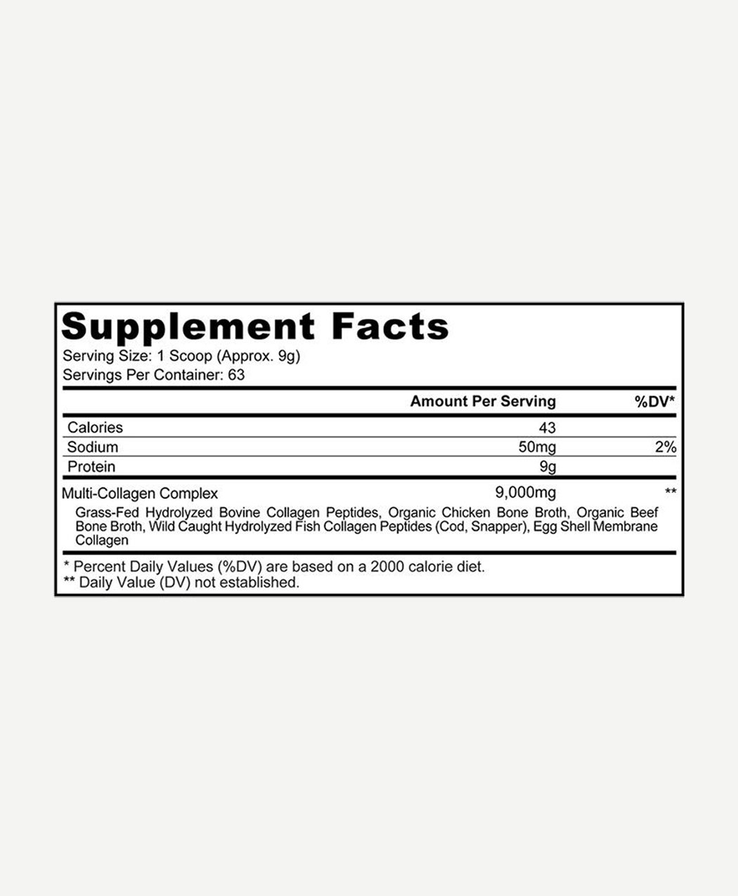Bột Collagen Codeage Thủy Phân Tổng Hợp Trẻ Hóa Toàn Diện Codeage Multi Collagen 567g