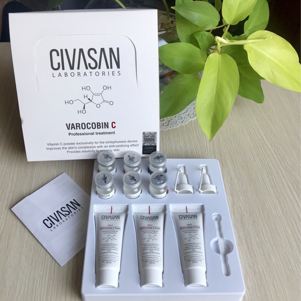 Civasan Varocobin C Professional - Set Dưỡng Trắng Da Cao Cấp