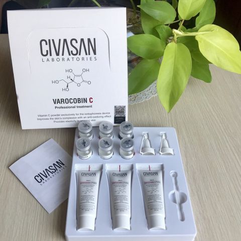 Civasan Varocobin C Professional - Set Dưỡng Trắng Da Cao Cấp