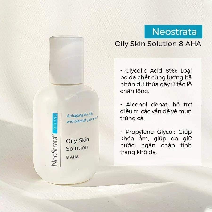 NeoStrata Clarify Oily Skin Solution AHA 8% - Toner làm sạch sâu và se khít lỗ chân lông