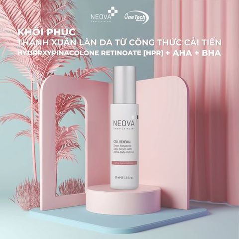 Neova Cell Renewal 30ml - Serum trẻ hóa da với Retinol + AHA + BHA