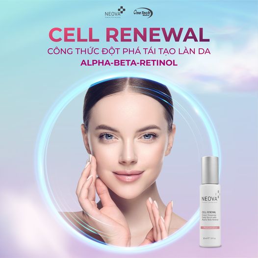 Neova Cell Renewal 30ml - Serum trẻ hóa da với Retinol + AHA + BHA