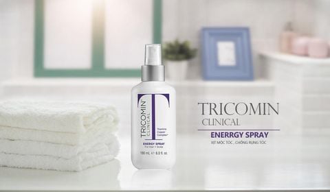 Neova Tricomin Energy Spray - Xịt Ngăn Ngừa Rụng Tóc, Làm Dày Và Mọc Tóc 180ml