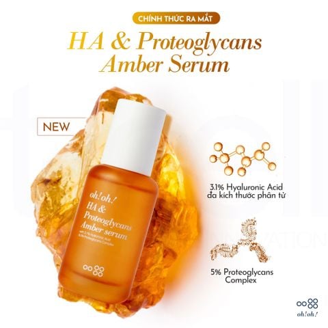 oh!oh! HA Serum : amber - Tinh Chất Dưỡng Ẩm Chuyên Sâu